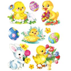 Ablakmatrica húsvét, 30x42 cm