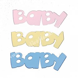 Polifoam baby felirat, kicsi