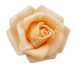 Polifoam rózsa, 3,5x2,5 cm, 8., barack