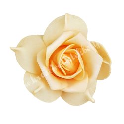 Polifoam rózsa, 6x5 cm, 23.  Barack