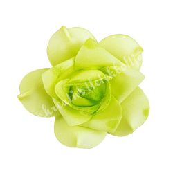 Polifoam rózsa, 6x5 cm, 26. Zöld