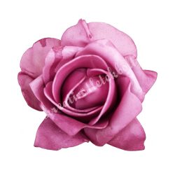 Polifoam rózsa, 9x6 cm, 7. Sötétmályva