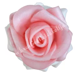 Polifoam rózsa, 3,5x2,5 cm, 17. púder rózsaszín