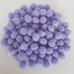 Pompon, lila, 1,5 cm