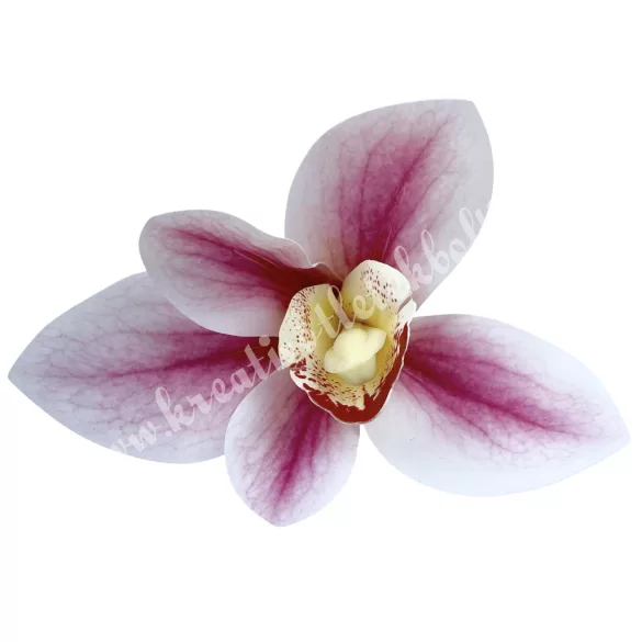 Real touch orchideafej, rózsaszín, 10 cm