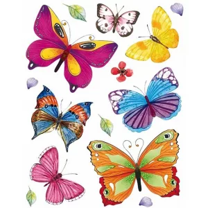 Ablakmatrica, pillangók, 30x38 cm