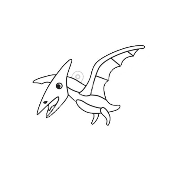 Festhető forma matricafestékhez, pteranodon