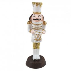 Polyresin diótörő, dobbal, 3,3x9,5 cm