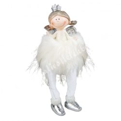 Lógó lábú angyal, 11x24 cm