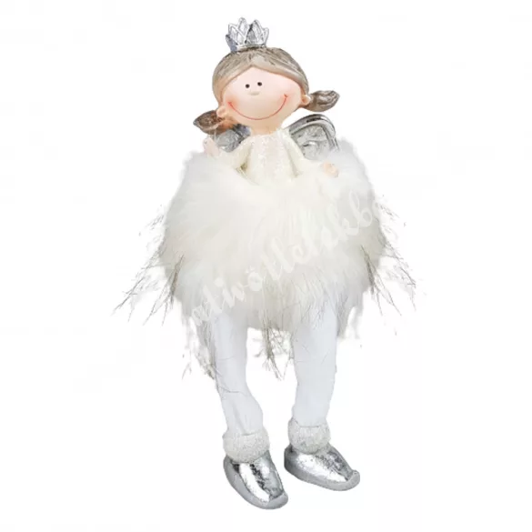 Lógó lábú angyal, 11x24 cm