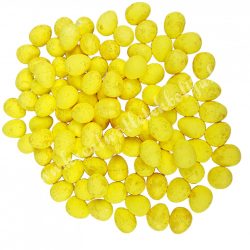 Hungarocell márványmintás tojás, sárga, 1,5x1,8 cm