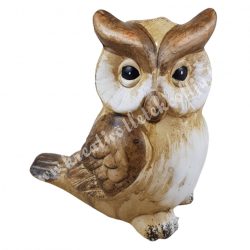 Kerámia bagoly, 10x10,5 cm