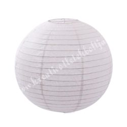 Lampion, fehér, 40 cm