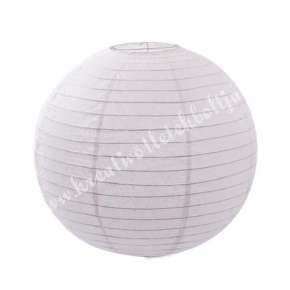 Lampion, fehér, 40 cm