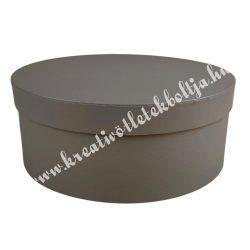 Kerek kalapdoboz, antracit, 20 cm