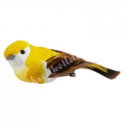 Csipeszes madárka, sárga, 11x4 cm