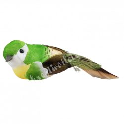 Csipeszes madárka, zöld, 11x4 cm