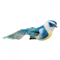 Csipeszes madárka, kék, 12x4,5 cm