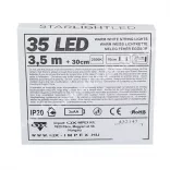 LED-es égősor, 35 izzós, meleg fehér