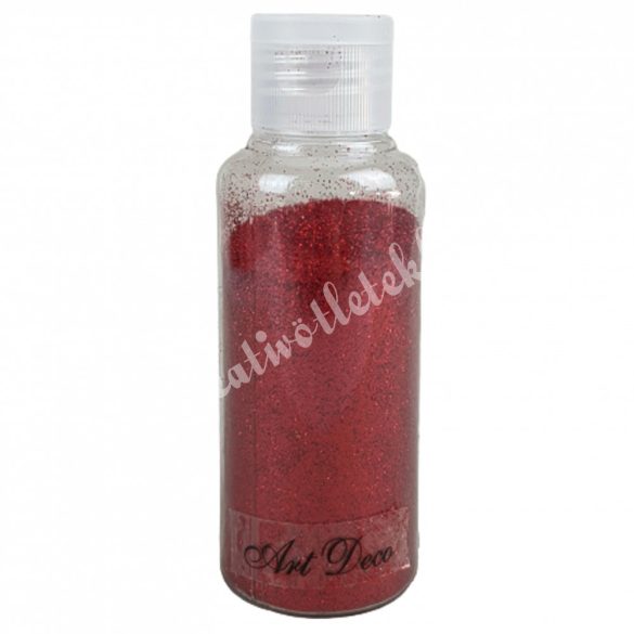 Csillámpor, piros, 65 gr