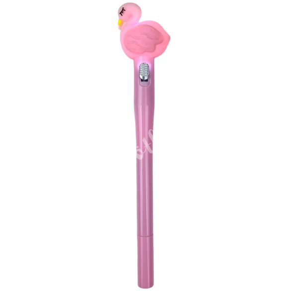 Világító toll, flamingó, rózsaszín
