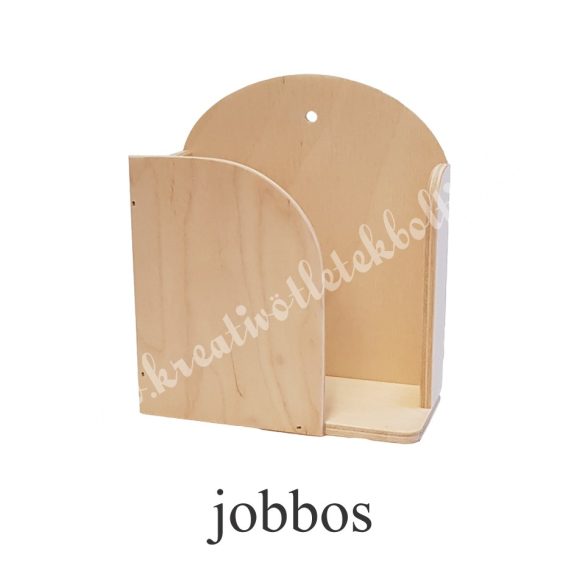 Papírzsebkendő tartó, kicsi 1., jobbos-balos