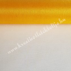 Organza anyag, napsárga, 47 cm