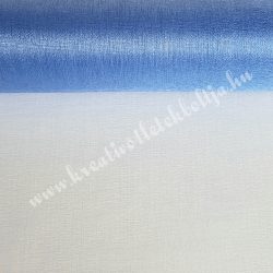 Organza anyag, világoskék, 47 cm