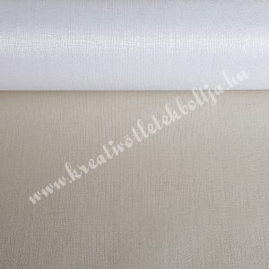 Organza anyag, fehér, 47 cm