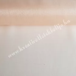 Szatén-organza anyag, halvány rózsaszín, 25 cm