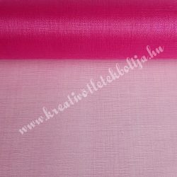 Organza anyag, pink, 47 cm