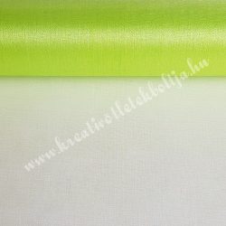 Organza anyag, almazöld, 47 cm