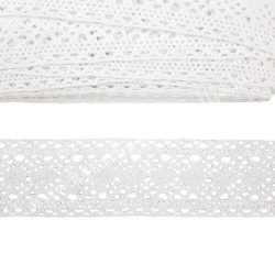 Csipke 61., fehér, 3,5 cm