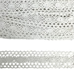 Csipke 22., fehér, 4 cm