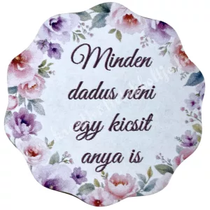 Mdf tábla, hullámos, Minden dadus néni..., 5 cm