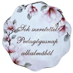 Mdf tábla, hullámos, Pedagógusnapra, 5 cm