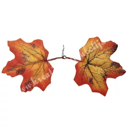 Őszi leveles ág, narancssárga, 15 cm