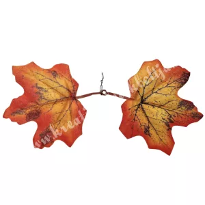 Őszi leveles ág, narancssárga, 15 cm