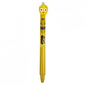 Radírozható toll, C-3PO, sárga, 14,5 cm