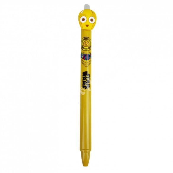 Radírozható toll, C-3PO, sárga, 14,5 cm