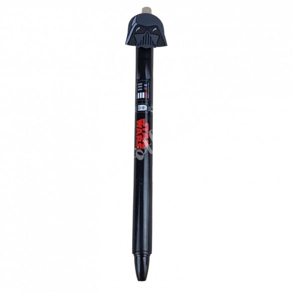 Radírozható toll, Darth Vader, fekete, 14,5 cm