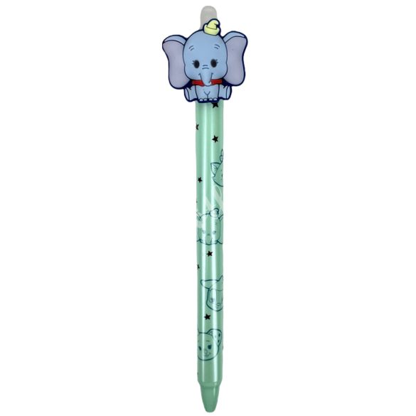 Radírozható toll, Dumbo, zöld, 14,5 cm
