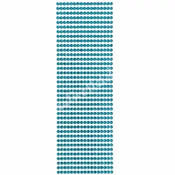 Öntapadós strassz, türkizkék, 5 mm