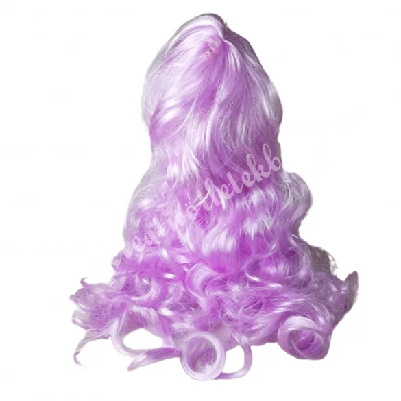 Paróka, lila, 46 cm