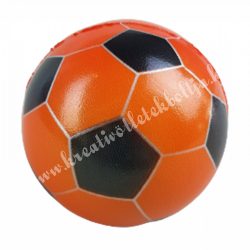 Műanyag focilabda, narancs, 6 cm