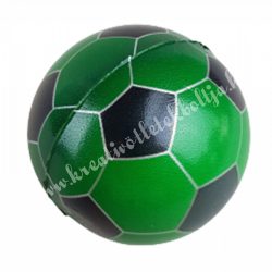 Műanyag focilabda, zöld, 6 cm