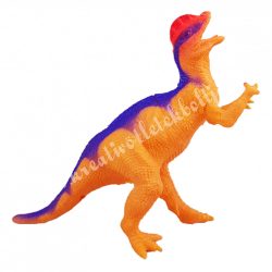 Dinoszaurusz, narancs-lila, 11x10 cm