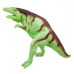 Dinoszaurusz, zöld-barna, 13x9 cm
