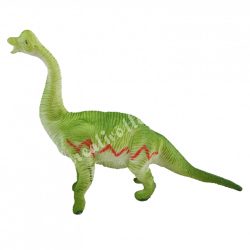 Dinoszaurusz, zöld-rózsaszín, 16x10 cm