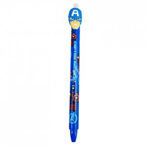 Radírozható toll, Amerika kapitányos, kék, 14,5 cm